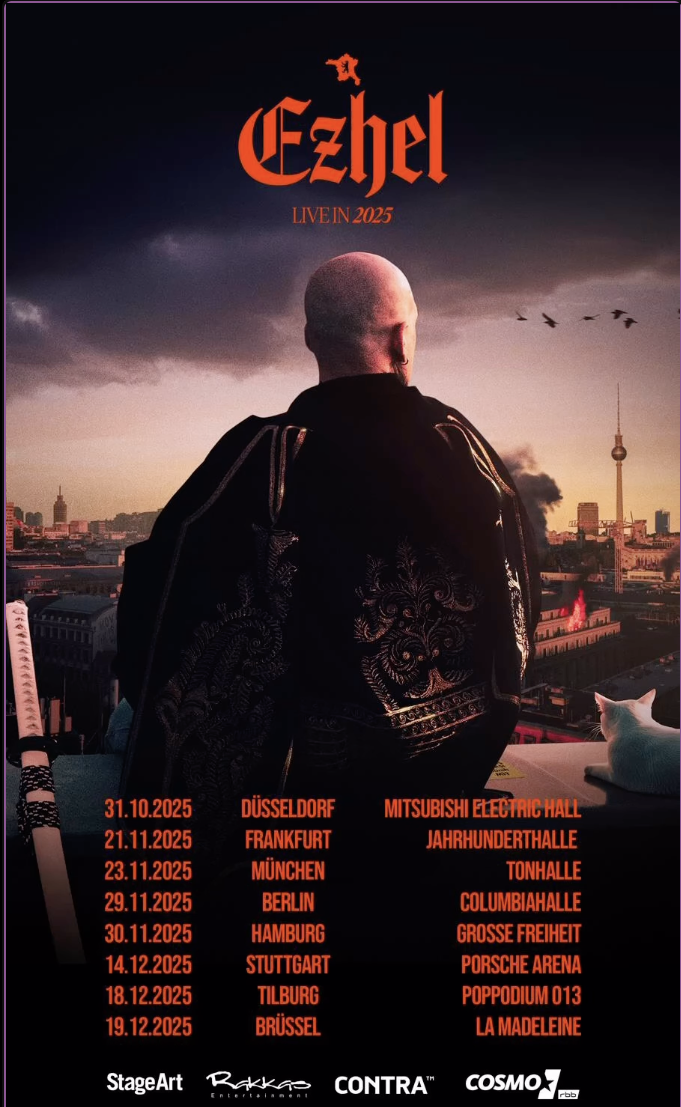 Affiche de la tournée Ezhel LIVE IN 2026 2026